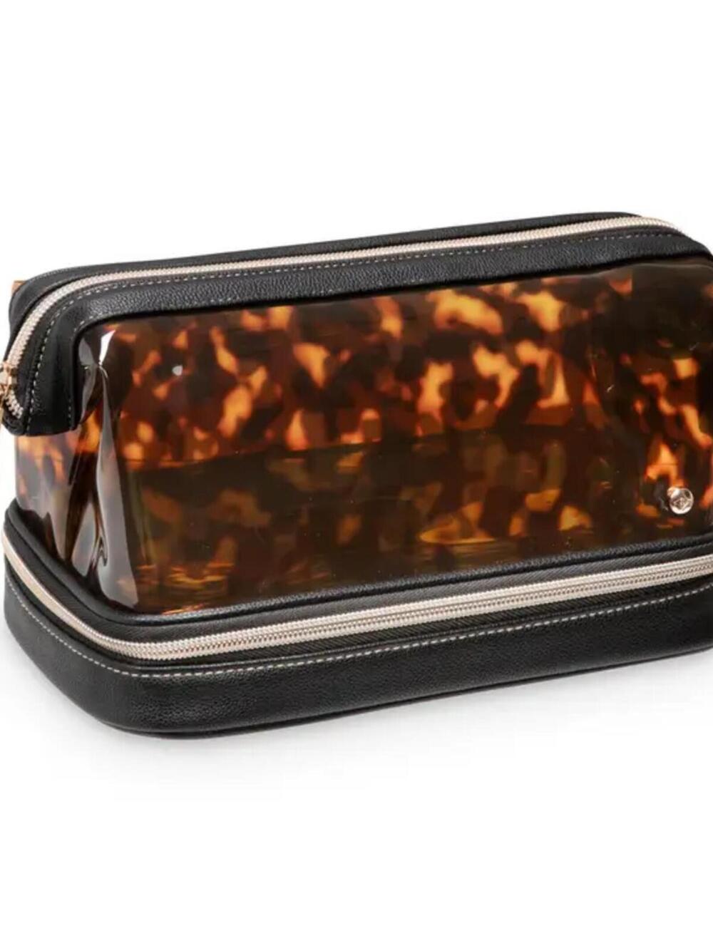 Stephanie Johnson NWT Miami Clearly Tortoise Hannah Travel Organizer